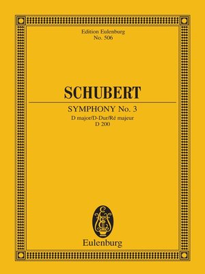 cover image of Symphony No. 3 D major